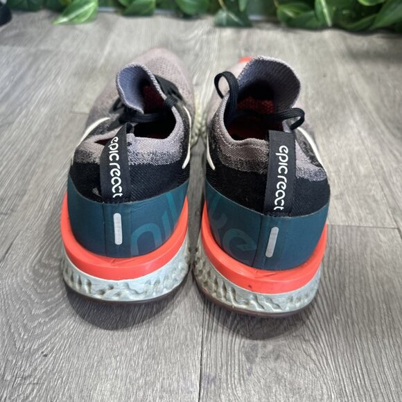 Nike Epic React Flyknit Gunsmoke Gray Running Shoes AQ0067-010 2018 Mens 9 US main image 9